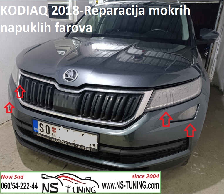 skoda kodiaq 2017 2018 2019 2020 mokar far ne radi reparacija novi sad ns tuning kodiranje